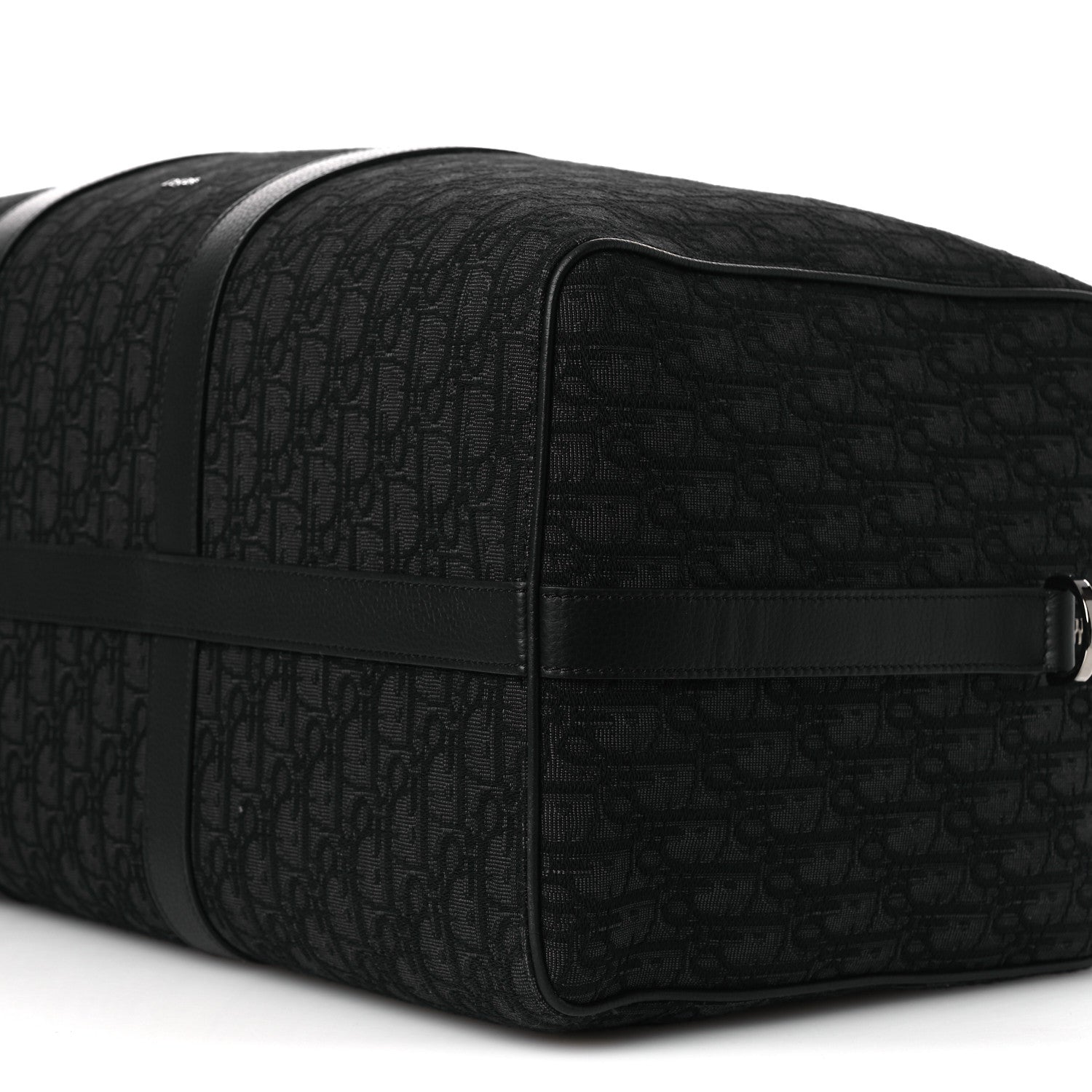 Christian Dior Oblique Jacquard Grained Calfskin Lingot 50 Black 18 of 19