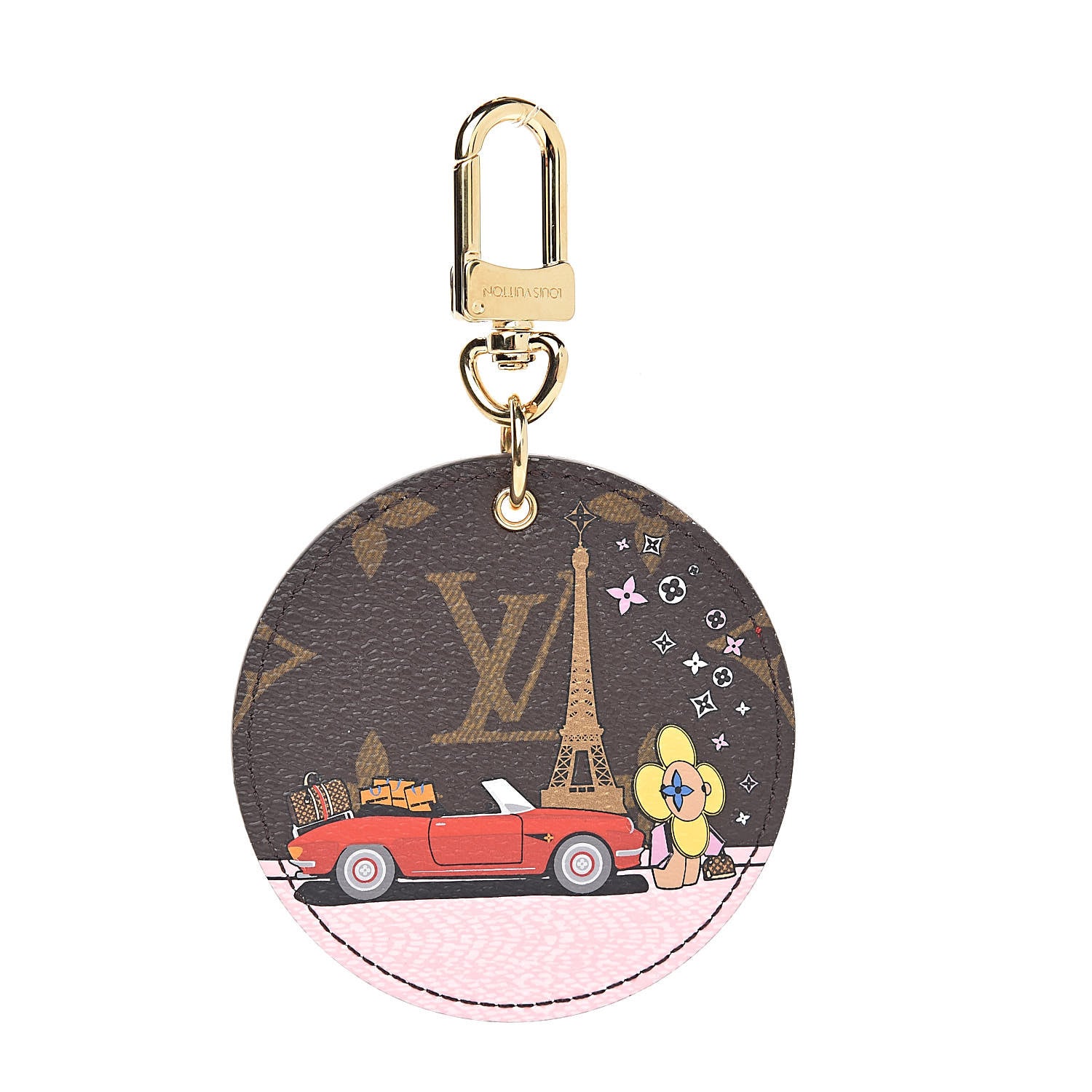 Louis Vuitton Monogram 2019 Christmas Animation Paris Bag Charm Key Ring 1 of 4