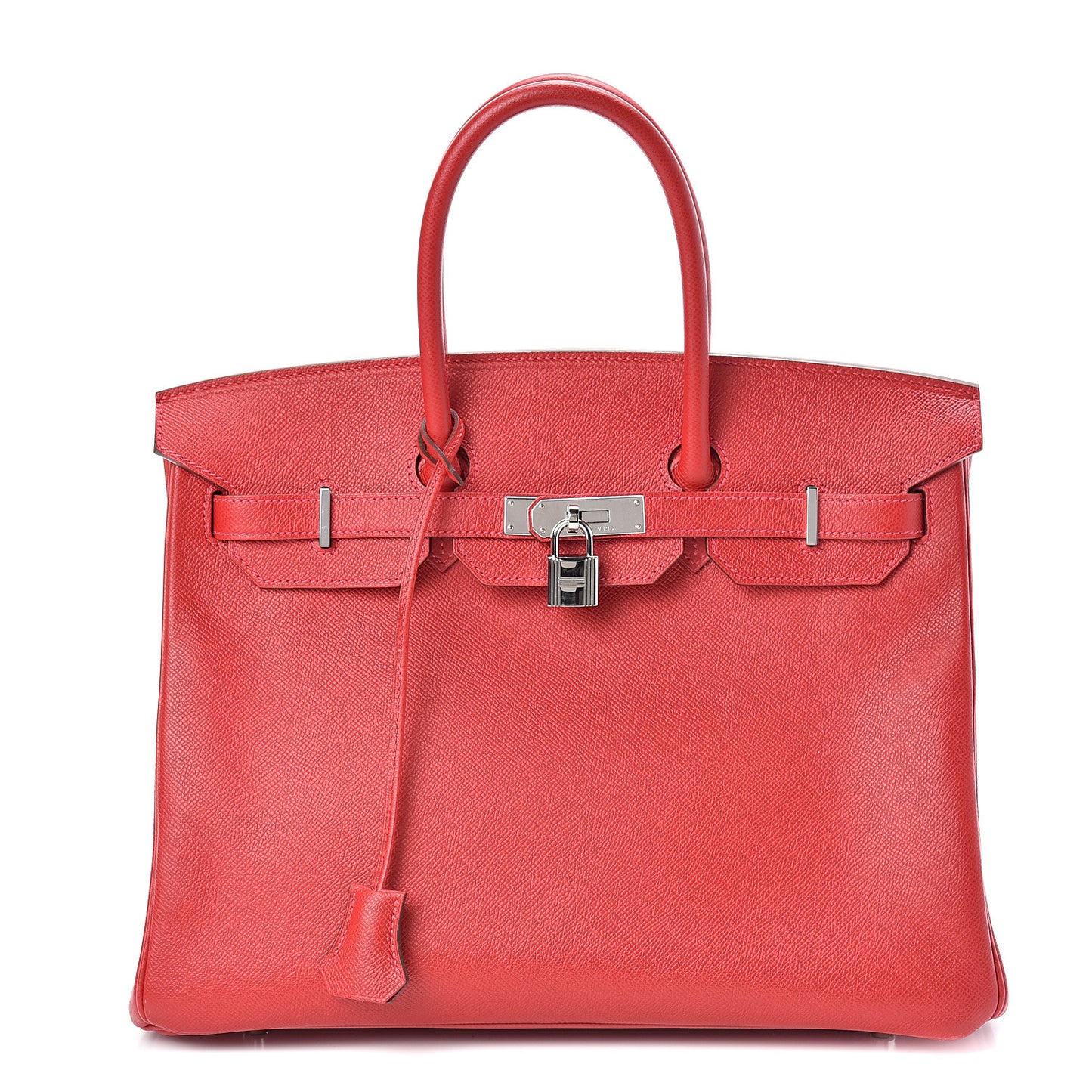Epsom Birkin 35 Rouge Casaque