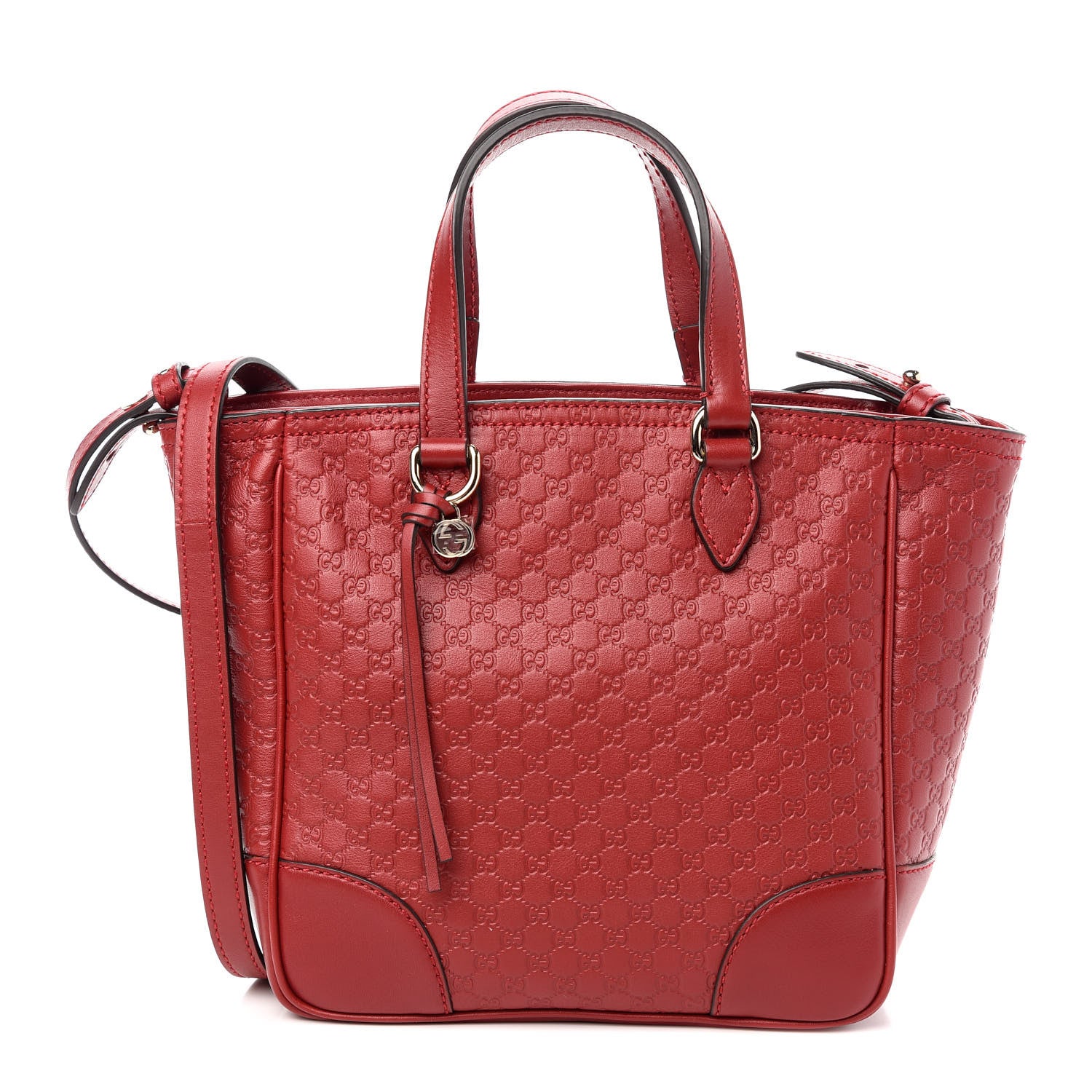 Gucci Microguccissima Small Bree Tote Red 1 of 10