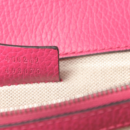 Gucci Pebbled Calfskin Embellished Guccify Small Dionysus Shoulder Bag Rosa 7 of 16
