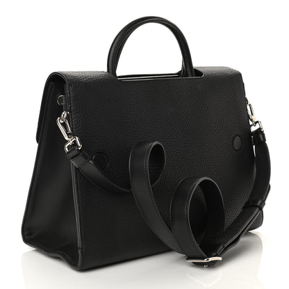 Christian Dior Grained Calfskin Medium Diorever Flap Black 3 of 12