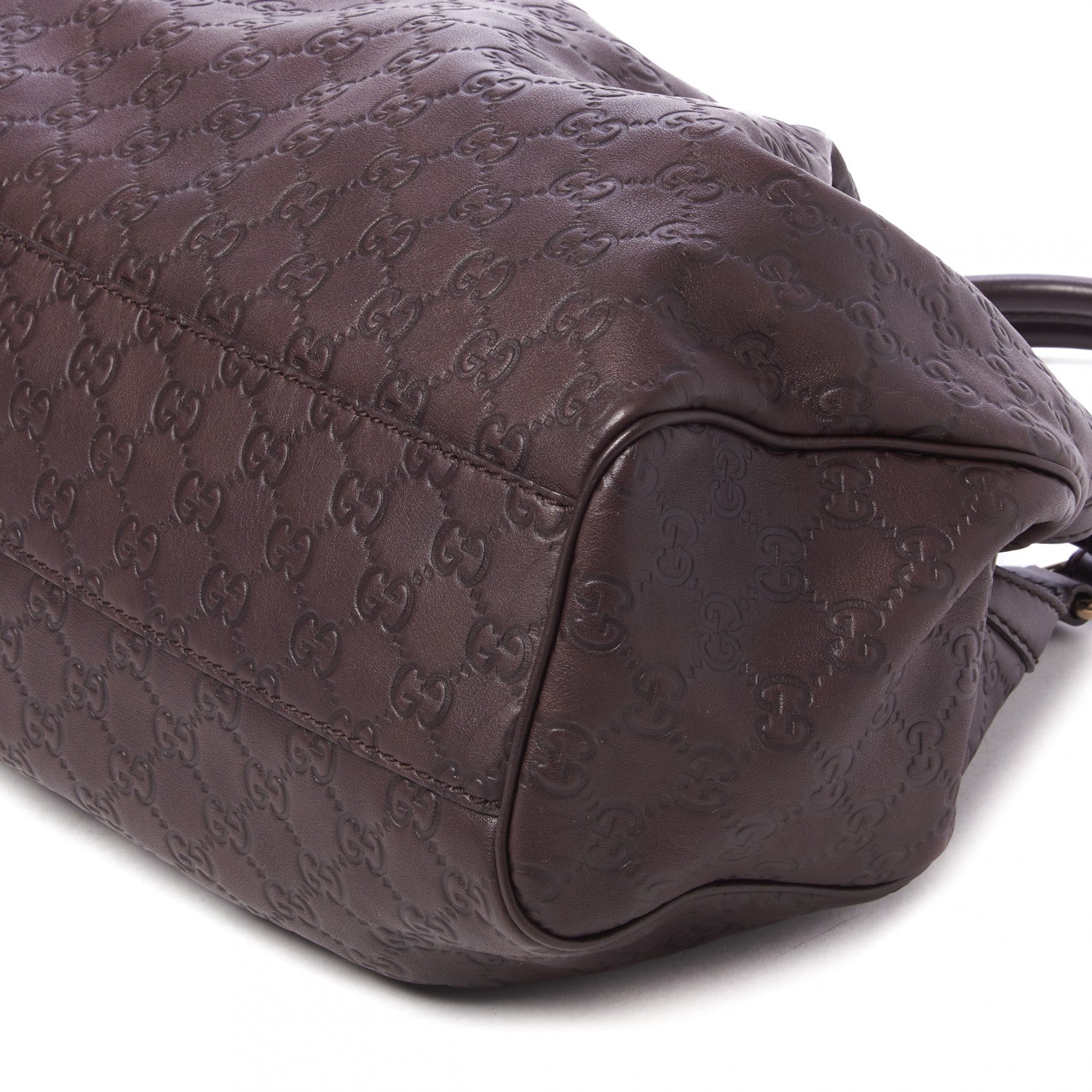 Gucci Guccissima Medium Sukey Tote Chocolate 4 of 10