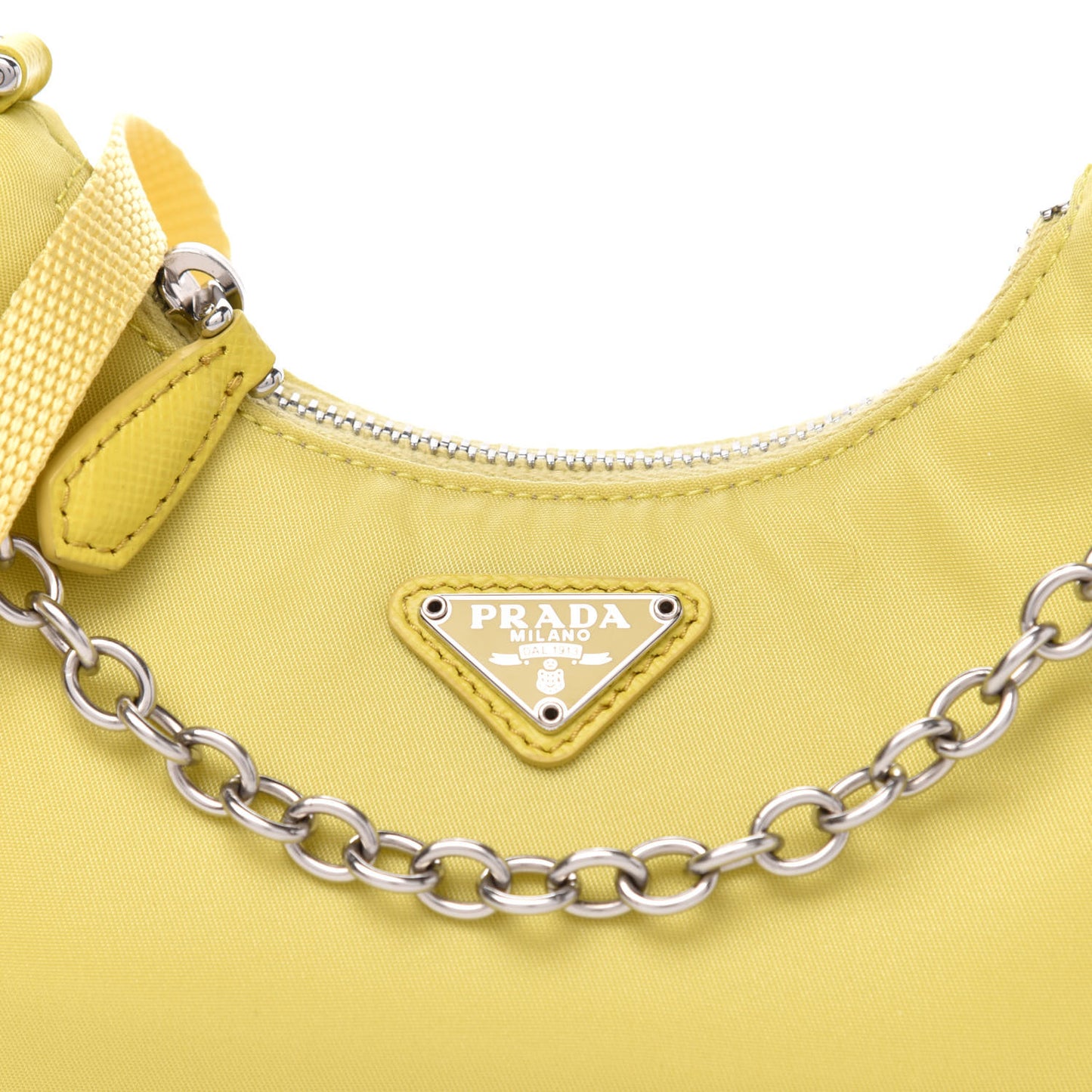 Tessuto Nylon Saffiano Mini Re-Edition 2000 Shoulder Bag Ananas