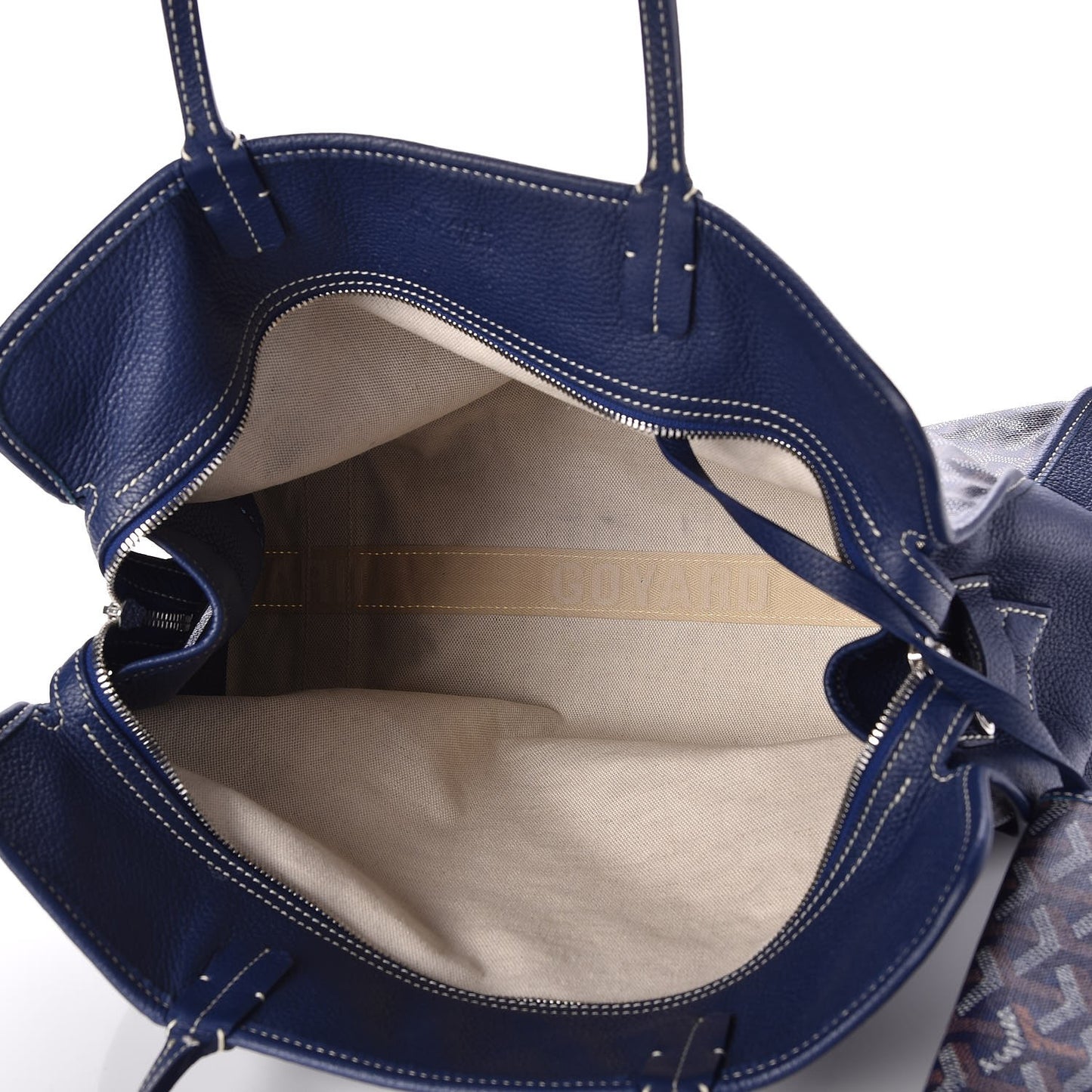 Goyardine Sac Hardy Pet Carrier PM Navy