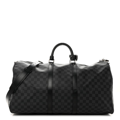 Louis Vuitton Damier Graphite Keepall Bandouliere 55 1 of 12