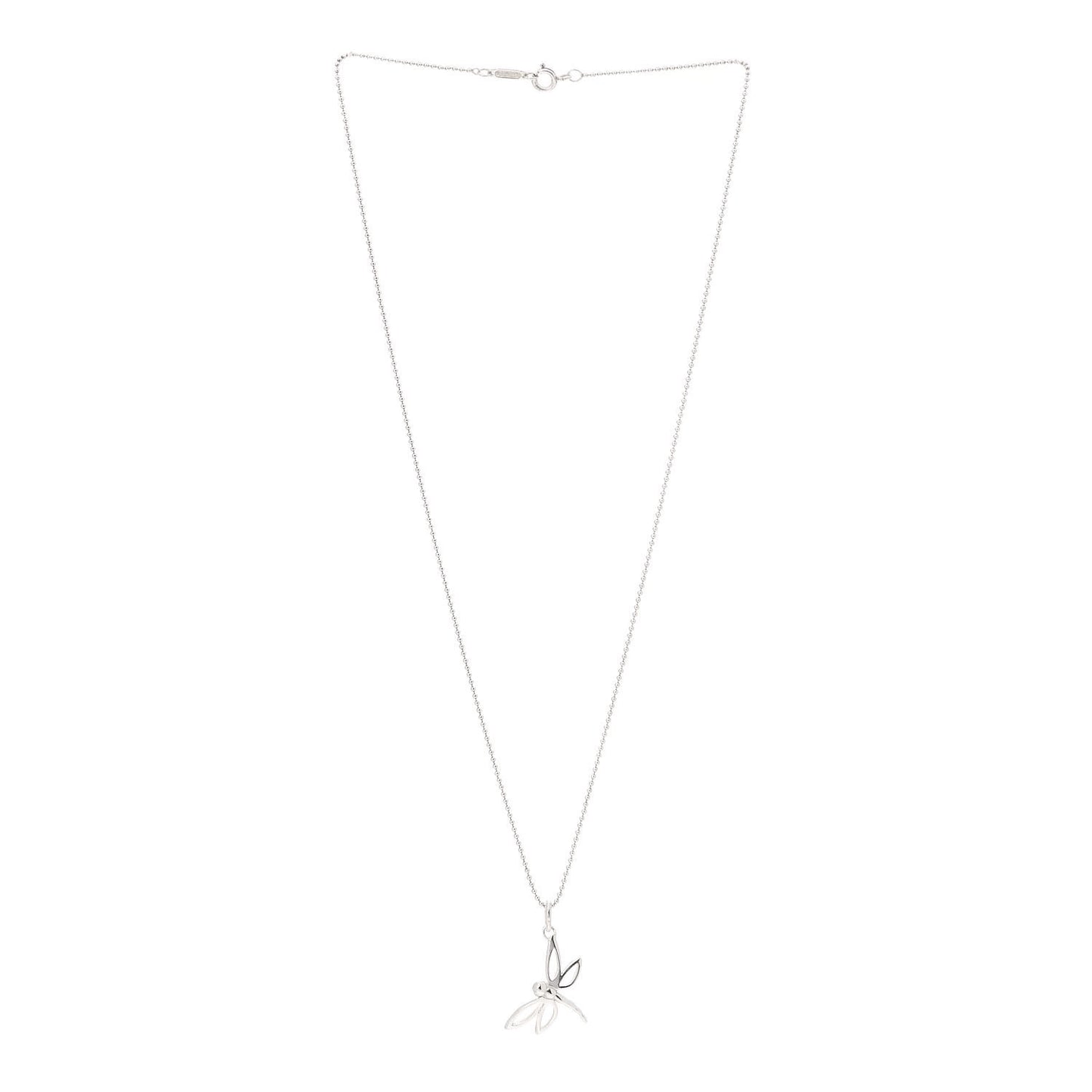 Sterling Silver Dragonfly Pendant Necklace