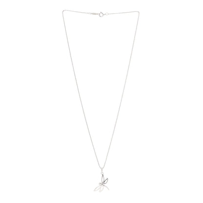 Tiffany Sterling Silver Dragonfly Pendant Necklace 3 of 6