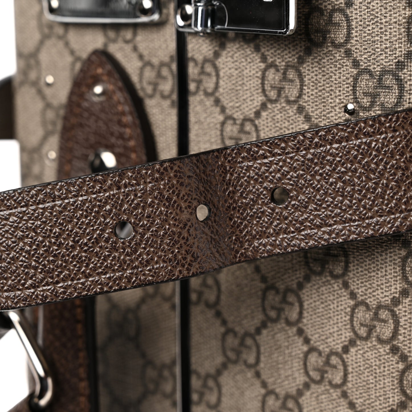 Supreme Monogram Globe-Trotter Carry-On Brown