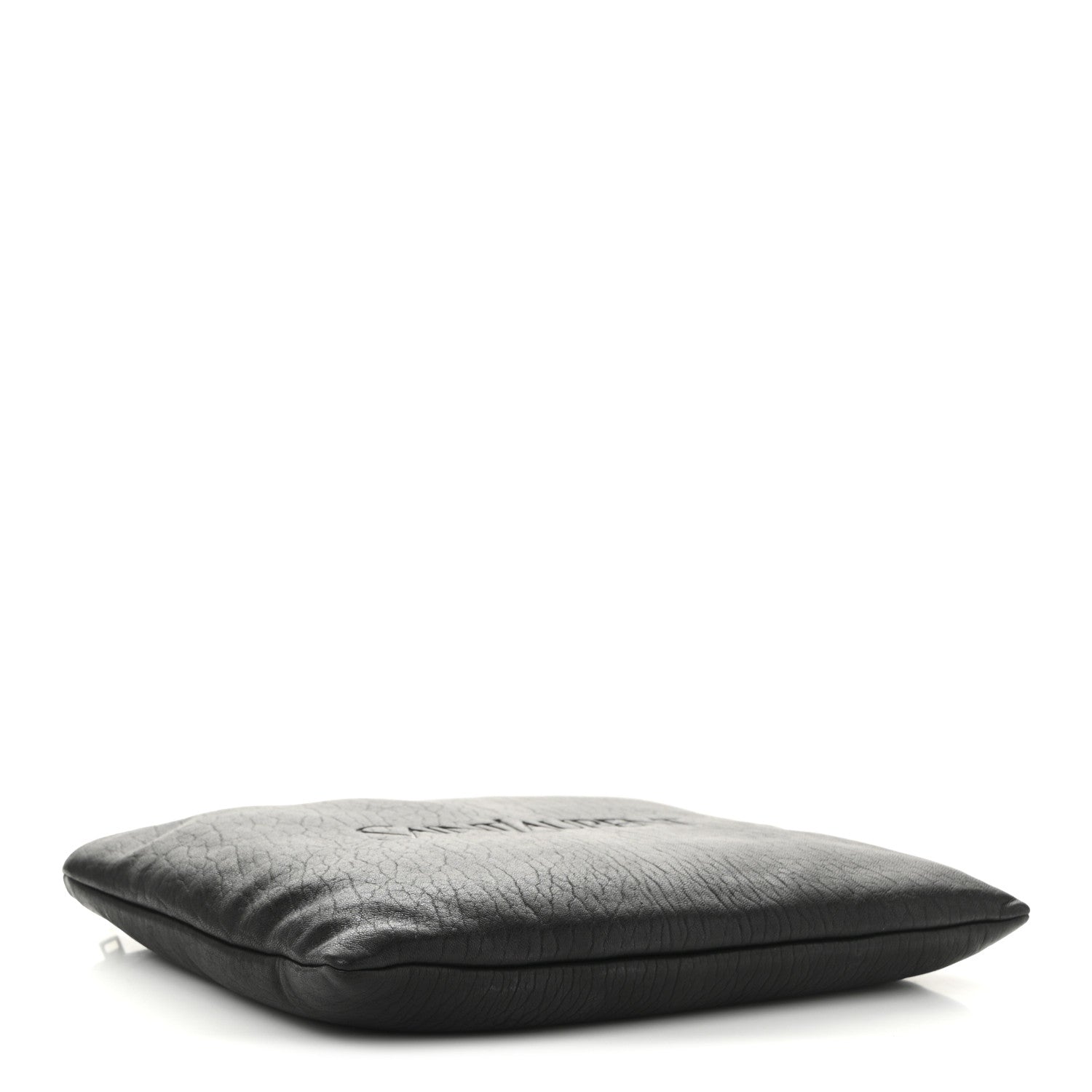 Saint Laurent Lambskin Large Puffy Pouch Black 4 of 10