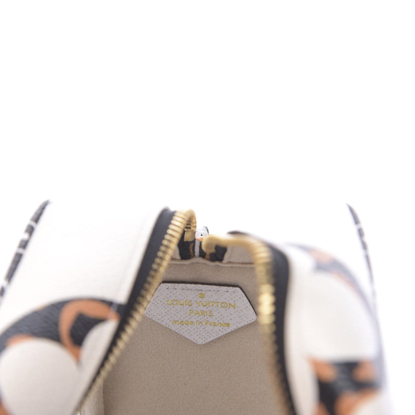 Monogram Giant Jungle Beach Pouch Ivory