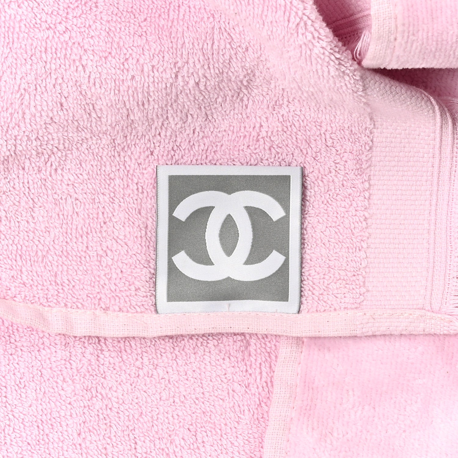 Chanel Terry Cotton CC Towel Set Light Pink 2 of 6