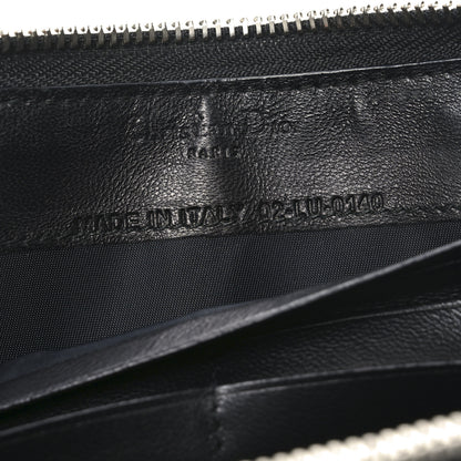 Christian Dior Patent Cannage Lady Dior Continental Zip Wallet Black 7 of 7