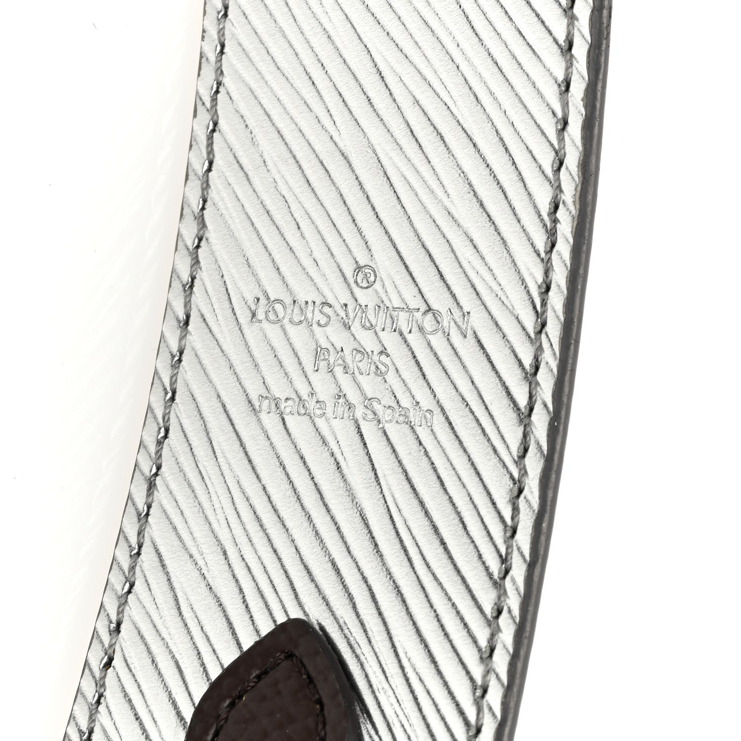 Louis Vuitton Epi Monogram Bandouliere Shoulder Strap Silver 3 of 5