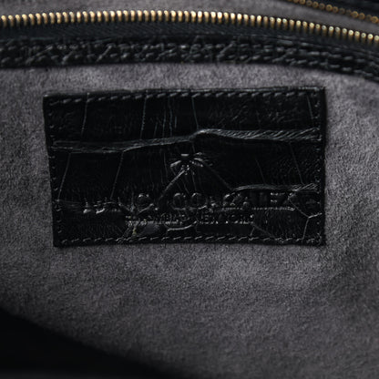 Nancy Gonzalez Crocodile Cristina Satchel Dark Grey 6 of 8