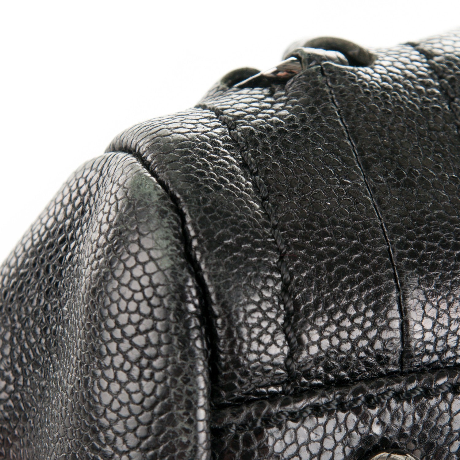 Chanel Glazed Caviar East West Modern Chain Tote Black 8 of 10
