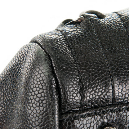 Chanel Glazed Caviar East West Modern Chain Tote Black 8 of 10