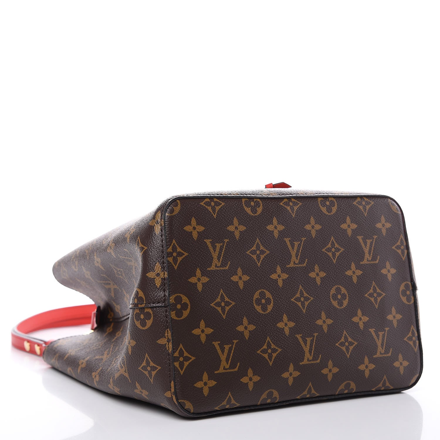 Louis Vuitton Monogram Braided Neonoe Coquelicot 5 of 10