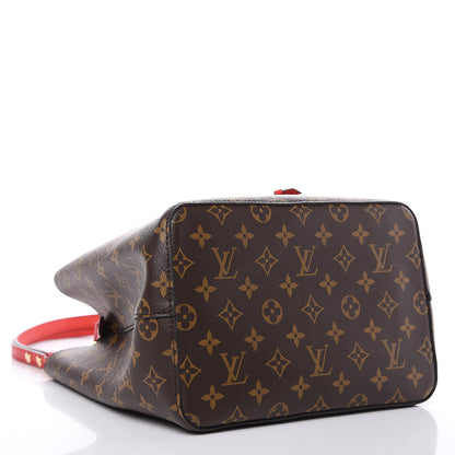Louis Vuitton Monogram Braided Neonoe Coquelicot 5 of 10