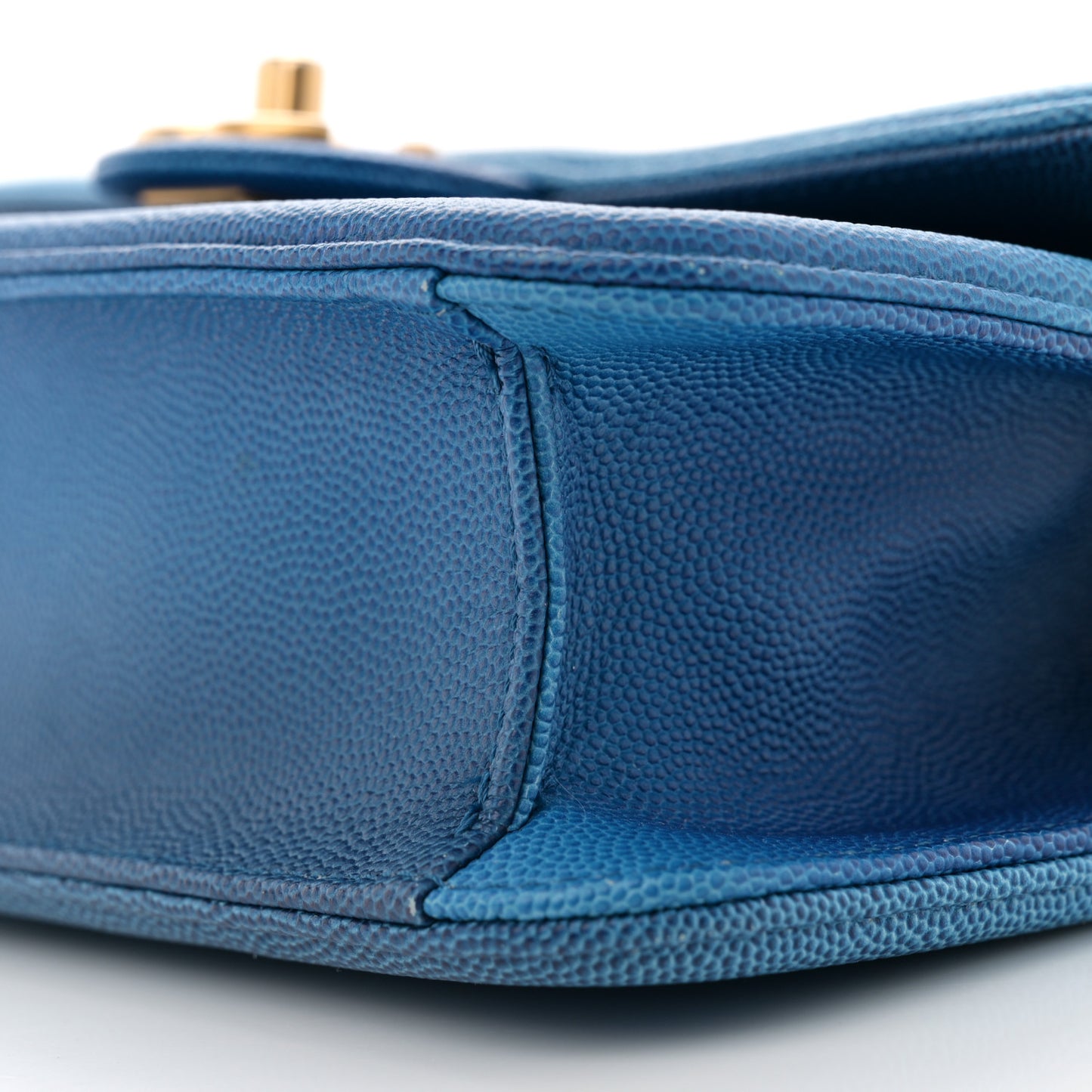 Caviar Quilted Small Sunset On The Sea Flap Blue