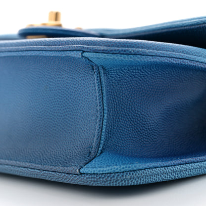 Chanel Caviar Quilted Small Sunset On The Sea Flap Blue 10 of 11
