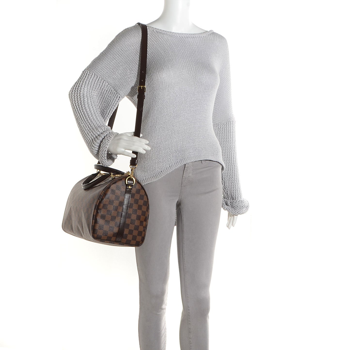 Damier Ebene Speedy Bandouliere 30