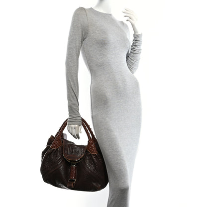 Fendi Nappa Nuvolata Spy Cognac 2 of 12