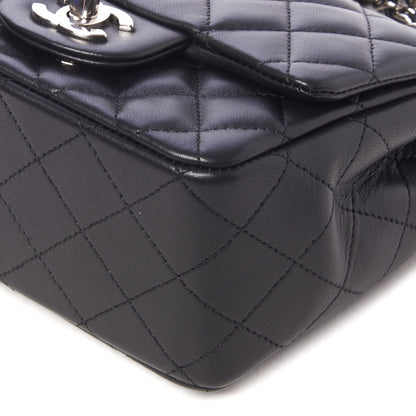 Chanel Lambskin Quilted Mini Square Flap Black 5 of 10