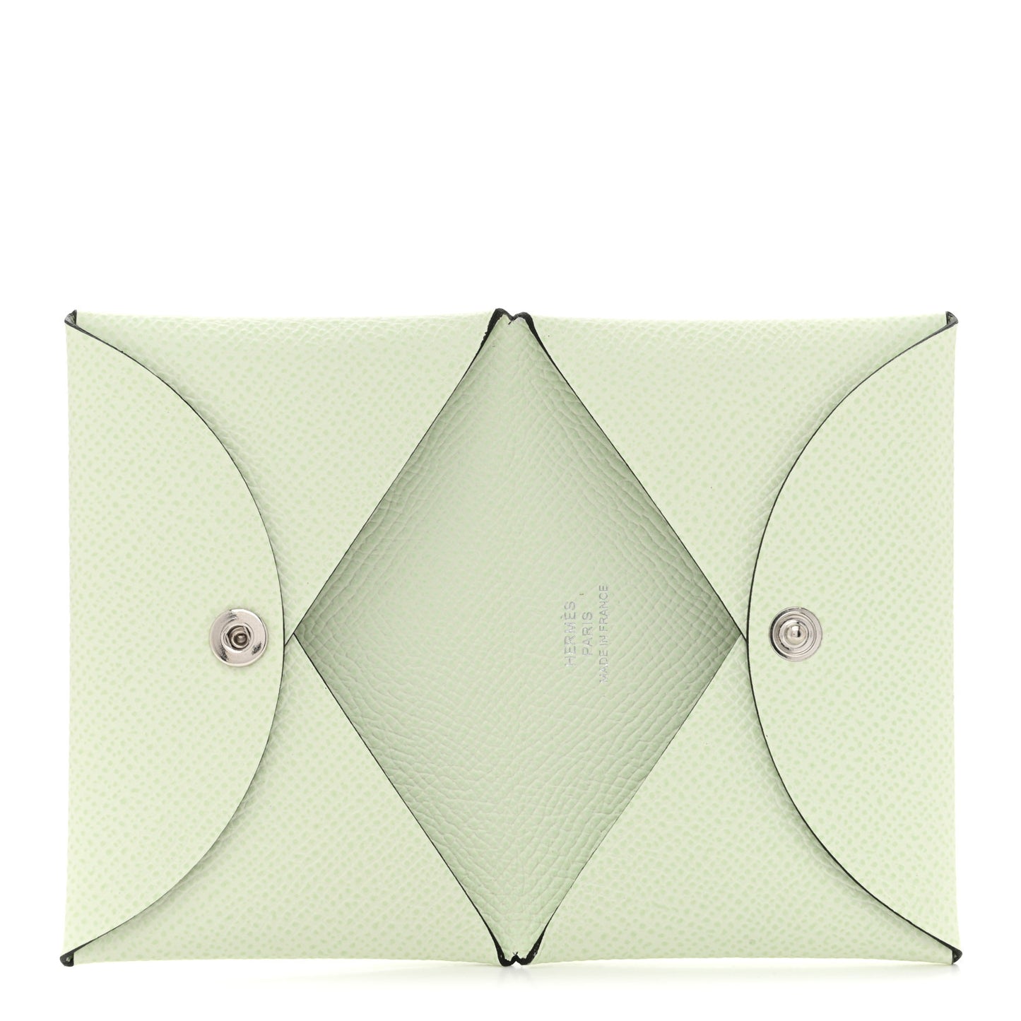 Epsom Calvi Card Case Vert Fizz