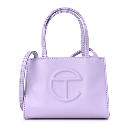 Telfar Vegan Leather Small Shopping Bag Lavender 1 of 8
