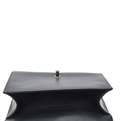 Chanel Lambskin Stitched Medium Boy Flap Black 4 of 9