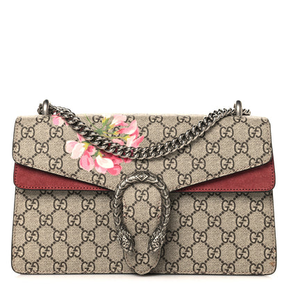Gucci GG Supreme Monogram Blooms Small Dionysus Shoulder Bag Beige Multicolor Dry Rose 1 of 11