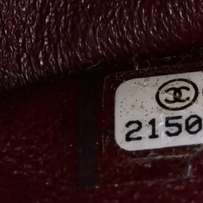 Chanel Caviar Quilted Maxi Double Flap Burgundy 7 of 13