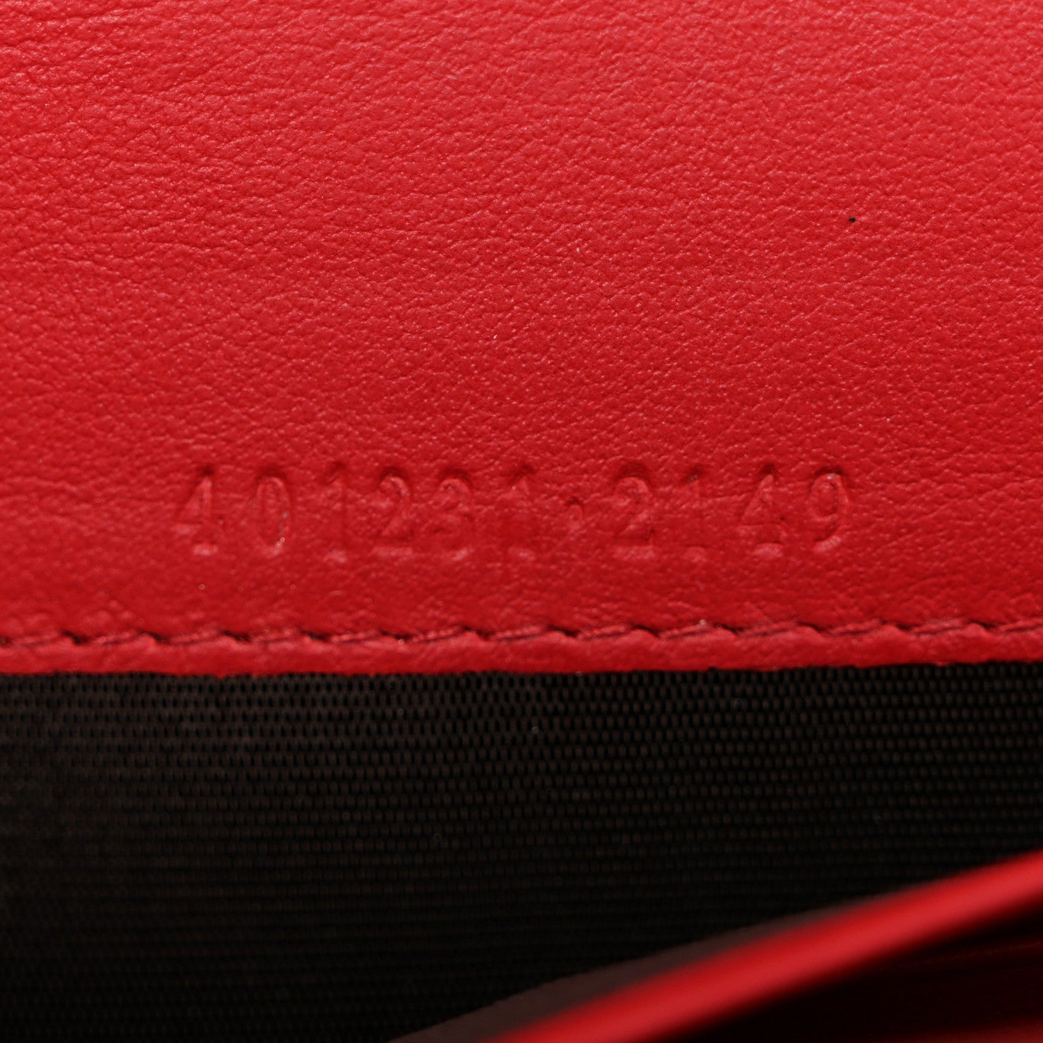 Gucci GG Supreme Monogram Mini Dionysus Chain Wallet Beige Vulcanic Red 7 of 14