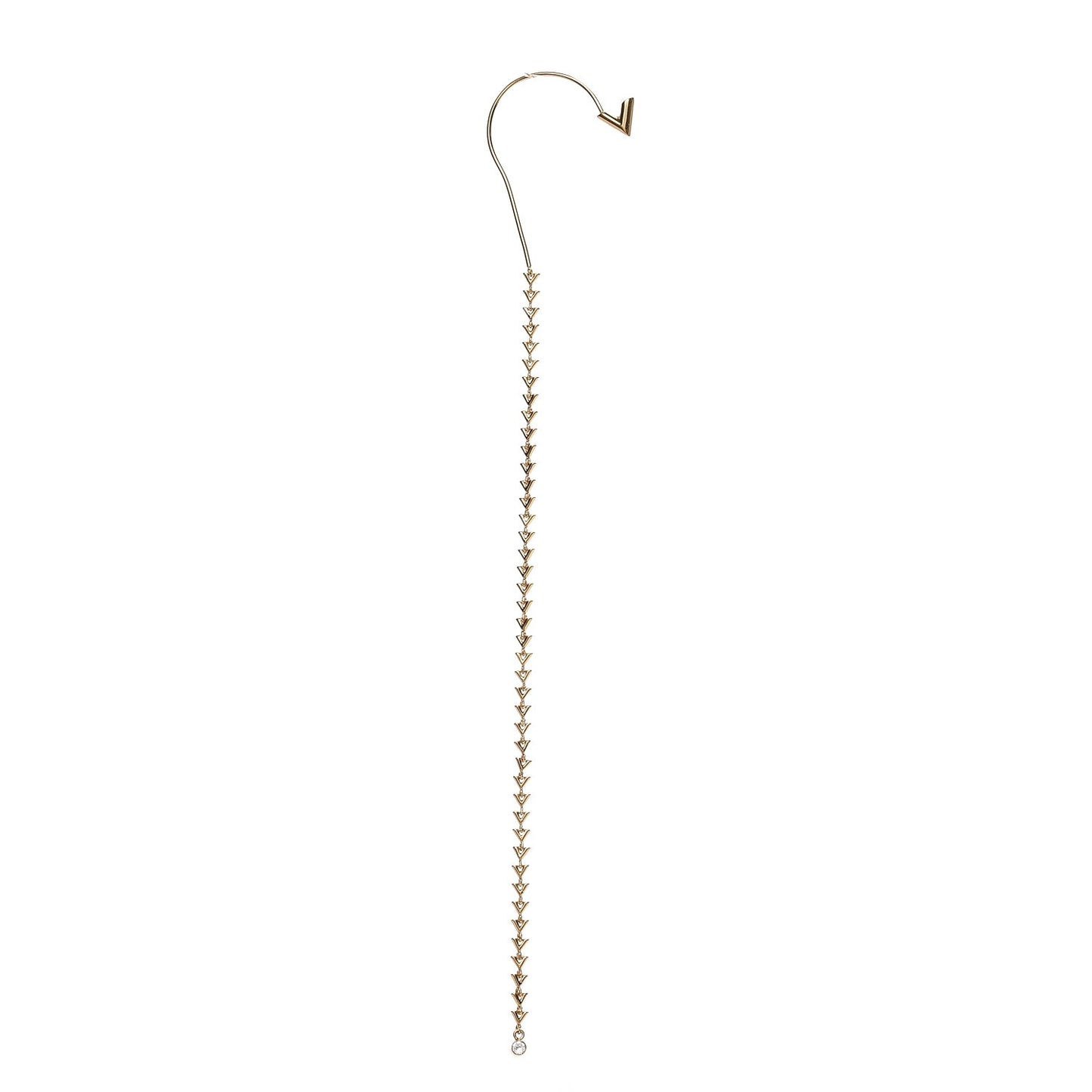 Petit Essential V Chain Ear Cuff Gold