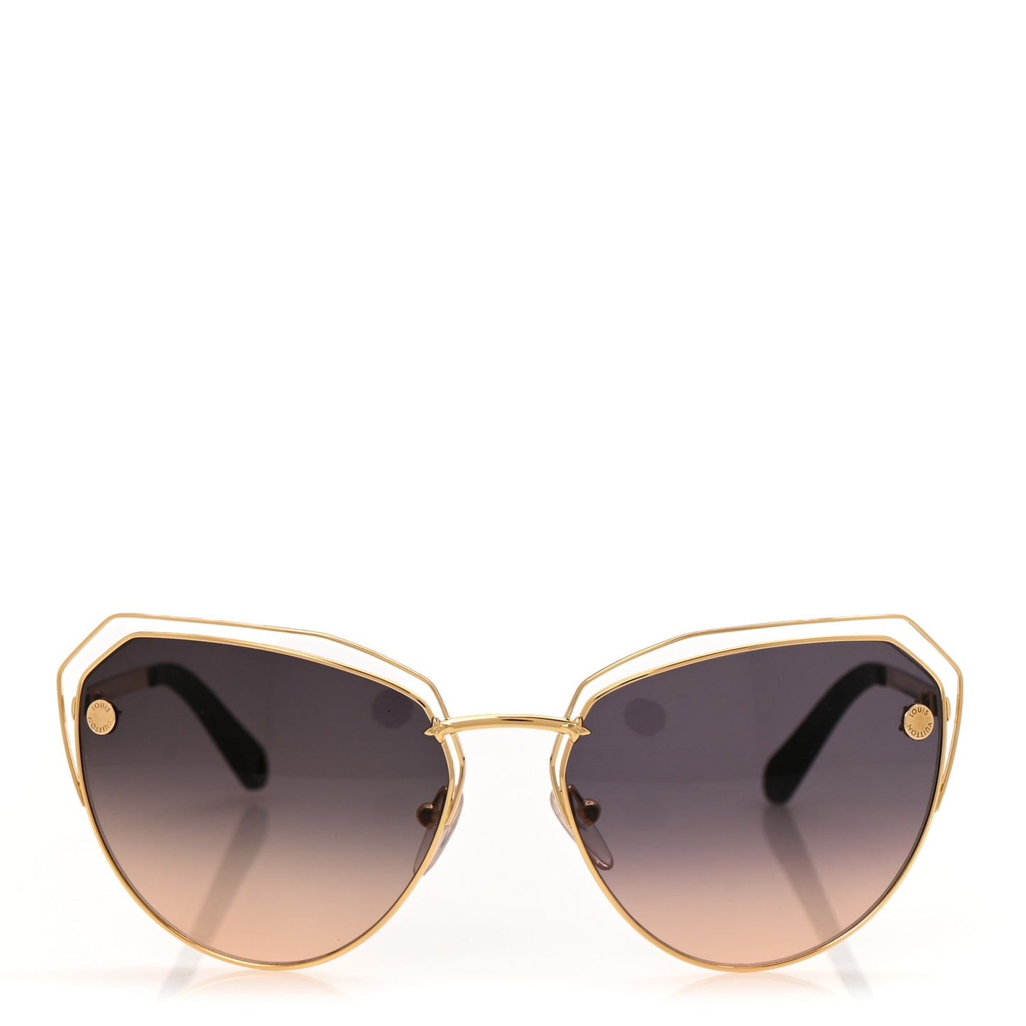 Midnight In Paris Sunglasses Z2376W Gold Black