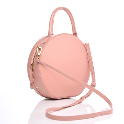 Mansur Gavriel Calfskin Circle Crossbody Bag Light Pink 3 of 12