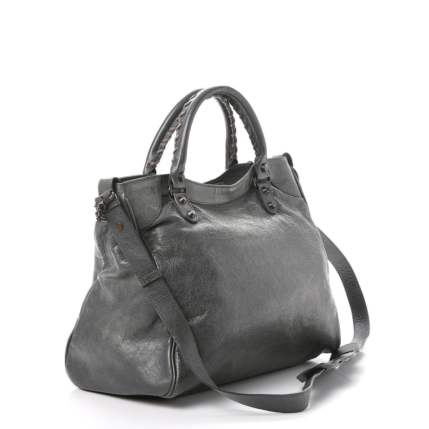 Balenciaga Agneau Classic Hardware Velo Gris Tarmac 4 of 12