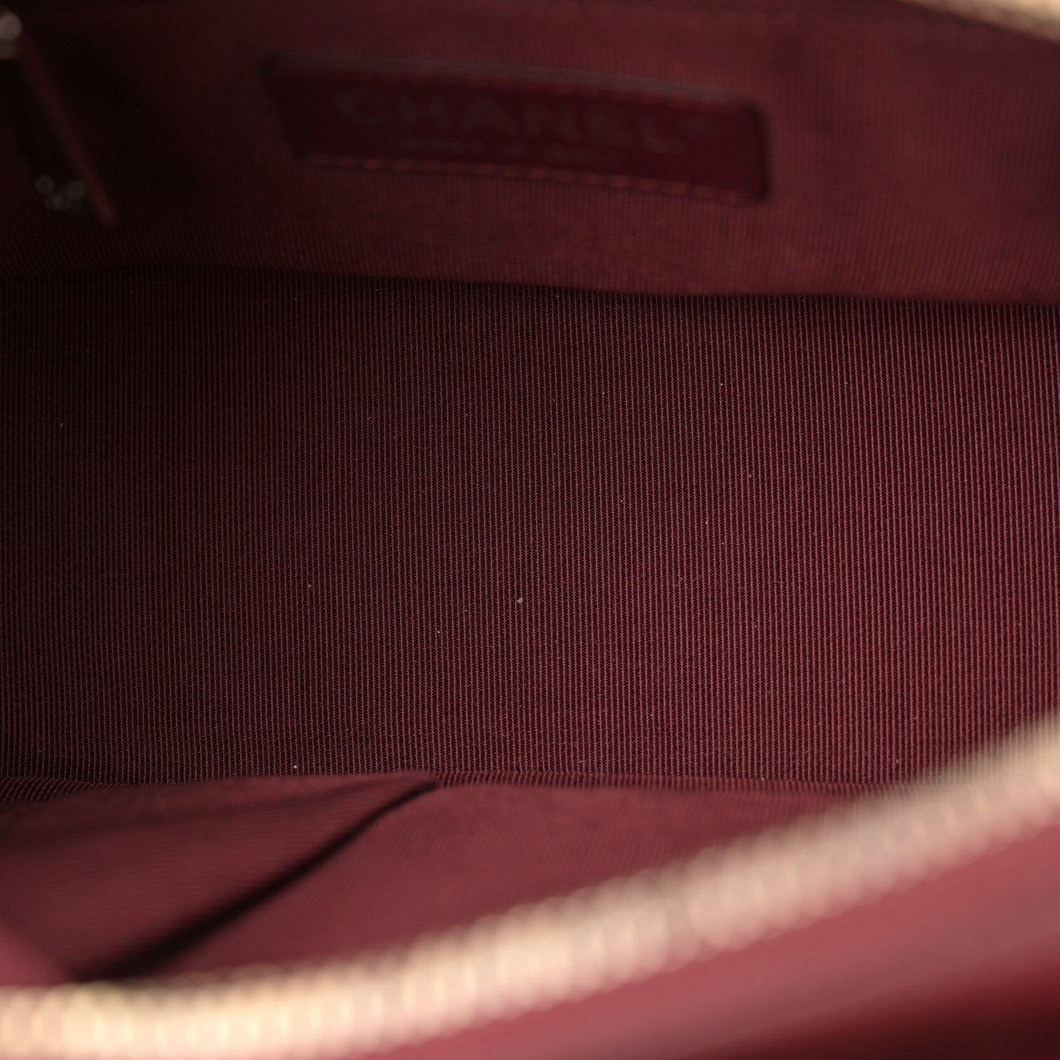 Chanel Aged Calfskin Quilted Small Gabrielle Hobo Burgundy 5 of 11
