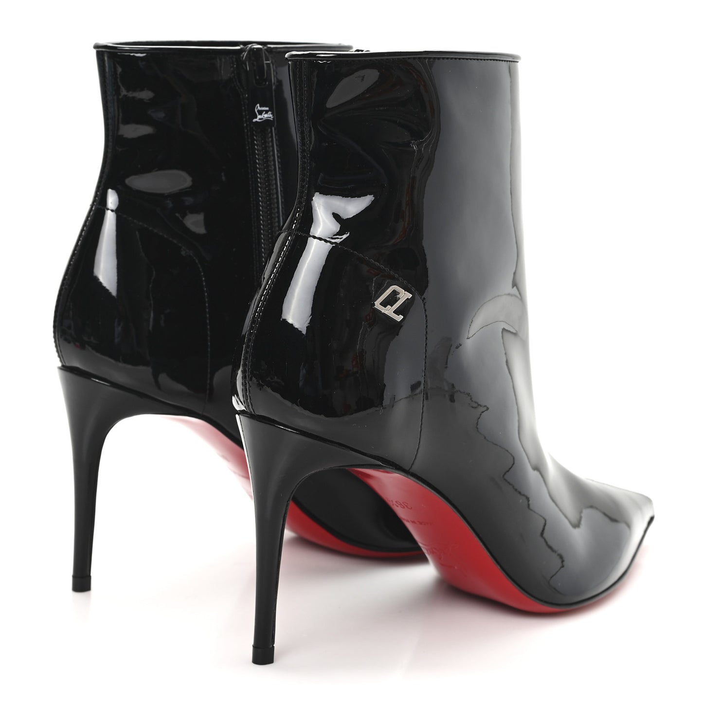 Patent Sporty Kate Booty 85 Ankle Boots 36.5 Black