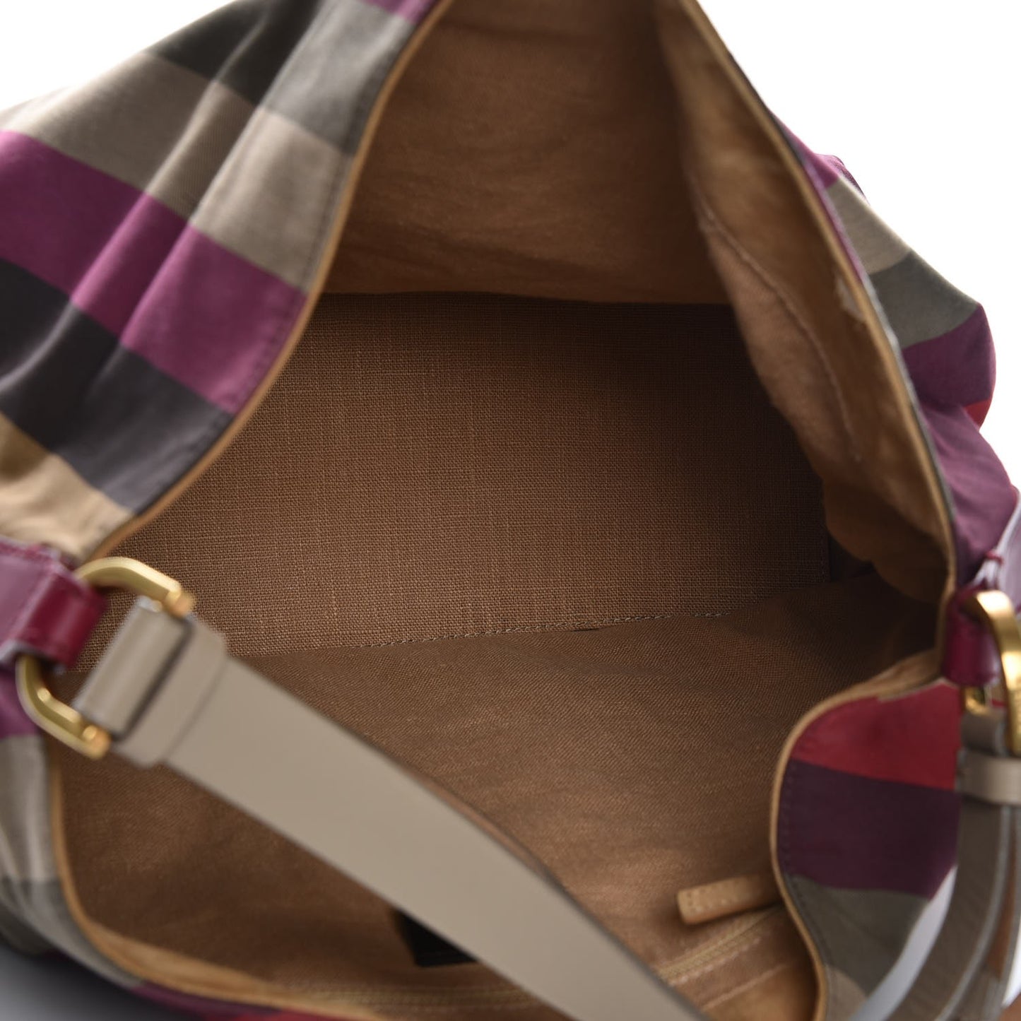 Canvas Striped Pequin Hobo Multicolor