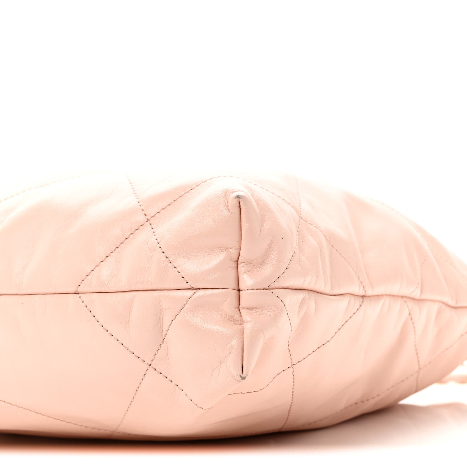 Chanel Shiny Calfskin Quilted Small Chanel 22 Light Pink 11 of 11