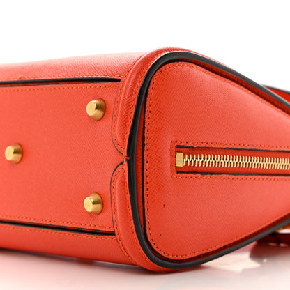 Alexander McQueen Grain Calfskin Mini Heroine Orange 11 of 11