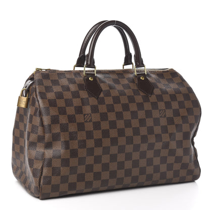 Louis Vuitton Damier Ebene Speedy 35 2 of 11