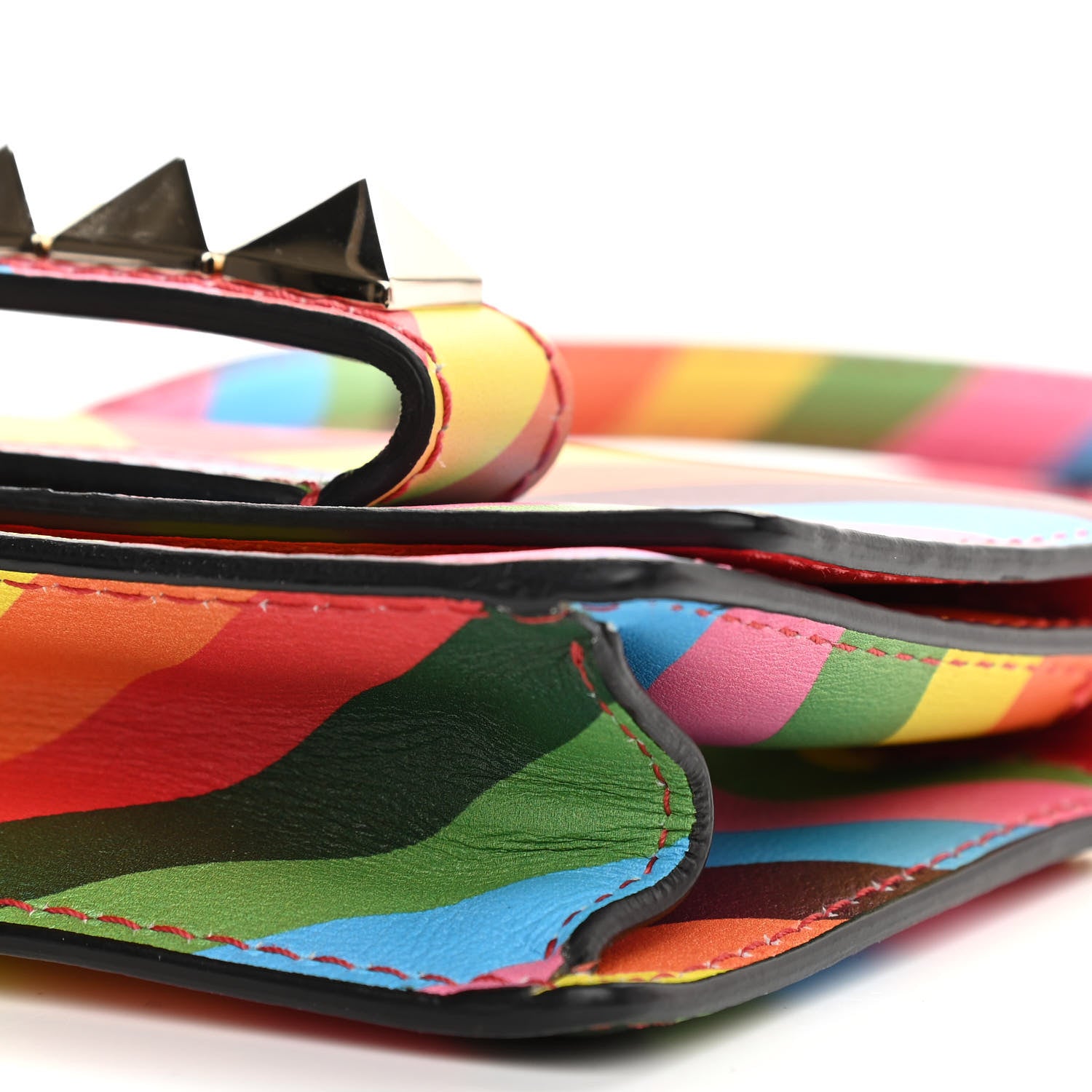 Valentino Garavani Vitello 1973 Va Va Voom Shoulder Bag Multicolor 9 of 11