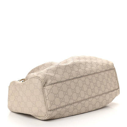 Gucci Guccissima Medium Sukey Tote Mystic White 4 of 10