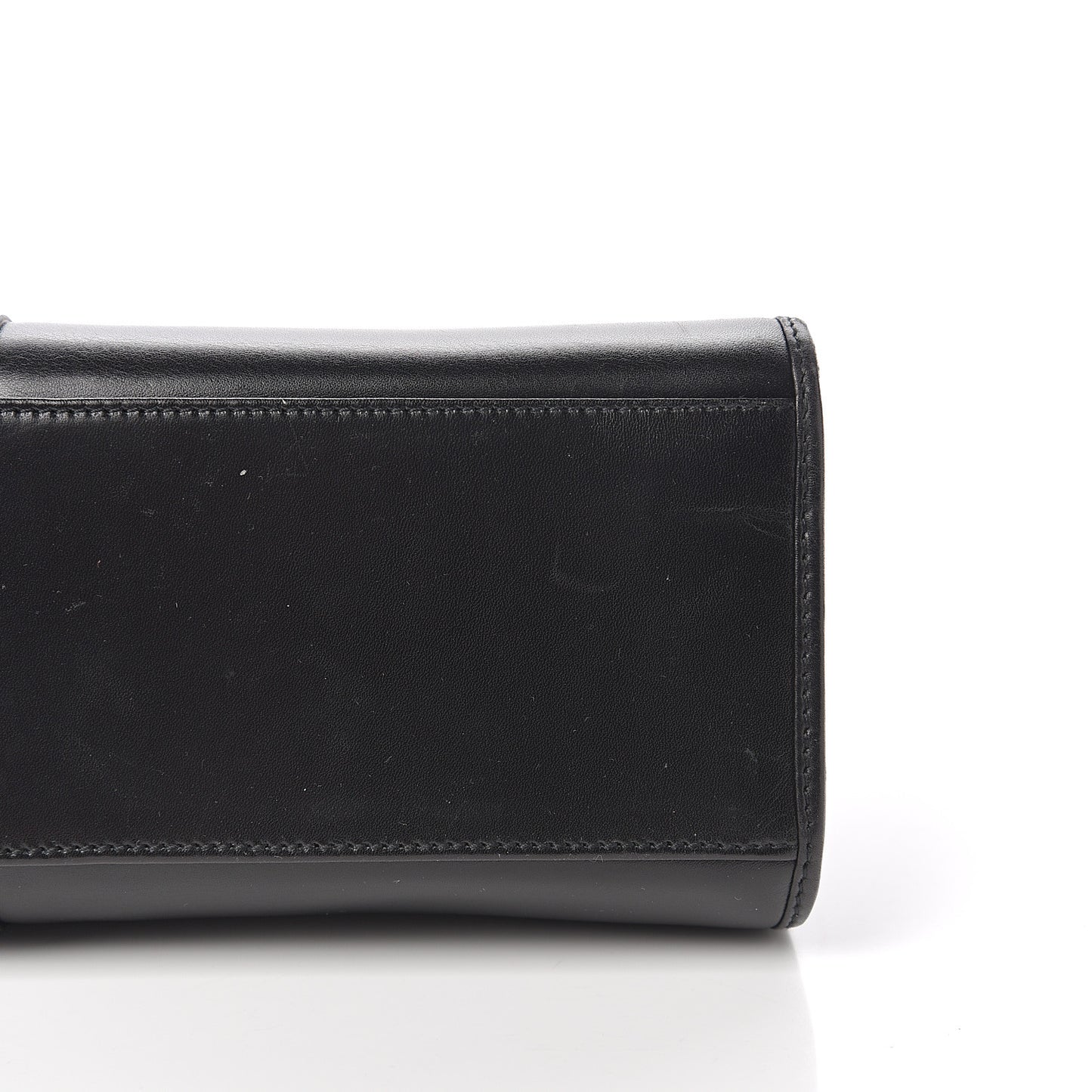 Calfskin Bardot Hobo Black
