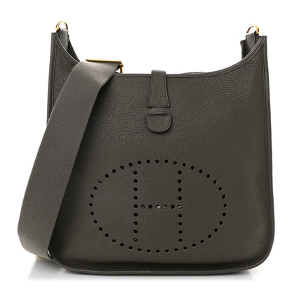 Hermes Taurillon Clemence Evelyne III GM Etain 1 of 12