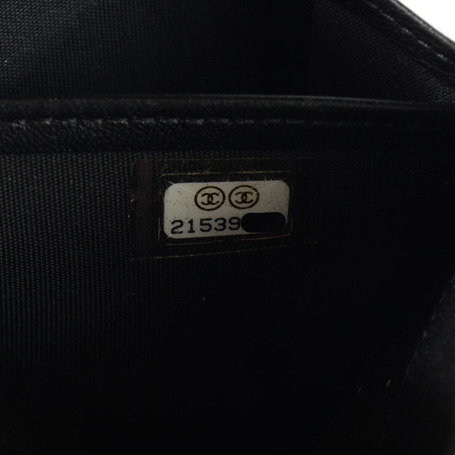Chanel Patent Quilted Boy Zip Around Wallet Black 8 of 8