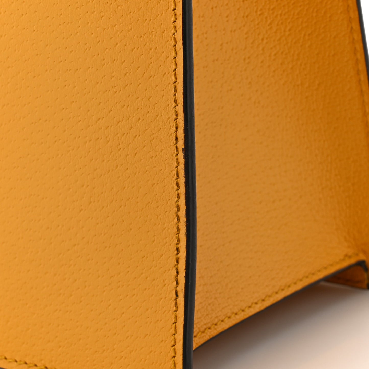 Textured Calfskin Bamboo Web Medium Falena Moth Top Handle Bag Crop